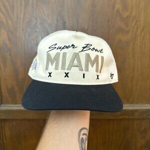 47 Men's White and Cream Hat